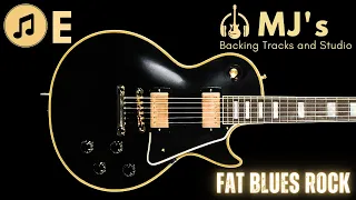 Fat Blues Rock in E | 93 bpm | Guitar Backing Track