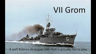 World of Warships - Grom Review, great new line of Destroyers