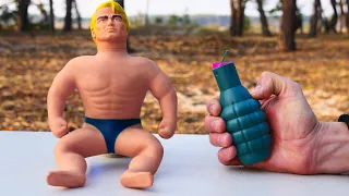 Will It Survive? Stretch Armstrong flies into space !