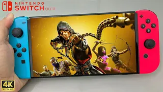 Mortal Kombat 11 OLED Nintendo Switch Gameplay | 4K Video