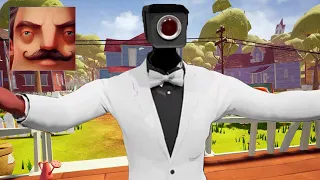 Hello Neighbor - My New Neighbor Skibidi Toilet Elite Cameraman Act 2 Random Season Gameplay