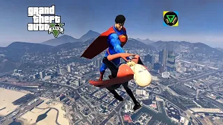 GTA5 - EVIL SAITAMA VS EVIL SUPERMAN #gtavmods#vs#evilsaitama#superman#dcvsanime#TECHPROMODDER