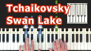 Tchaikovsky - Swan Lake Theme - Piano Tutorial Easy - How To Play (Synthesia)