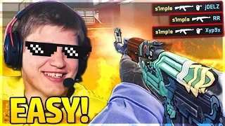 ТОП 5 ЭЙСОВ SIMPLE // ВЕЗЕНИЕ ЛИ?? //  СИМПЛ ИГРАЕТ В CS:GO #1