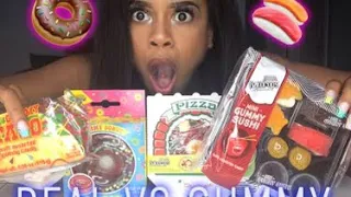 REAL FOOD VS GUMMY FOOD CHALLENGE 🍩🍬🍭