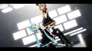 【MMD】脳漿炸裂ガール / Sour式初音ミク 鏡音リン【4K】