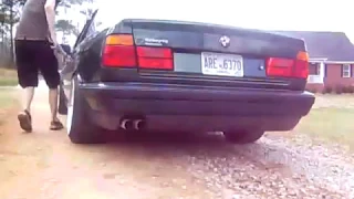 E34 540i X-pipe exhaust