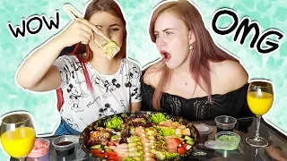 YES EINDELIJK WEER SUSHI MUKBANG!! 🍣 Met Rebecca Denise | Kristina K ❤