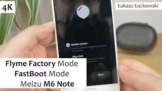 Meizu M6 Note Flyme Factory Mode and FastBoot Mode | How to enable/disable