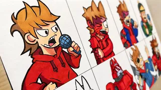 Drawing FRIDAY NIGHT FUNKIN' - All Tord Mods/ Tord Red Fury / Red Army / Eddsworld Tord