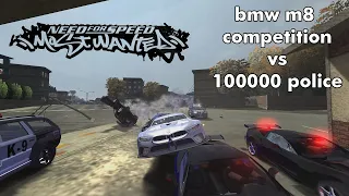 İmpossible Final Pursuit with Bmw m8 competition - NFS Most Wanted unlimited police mod