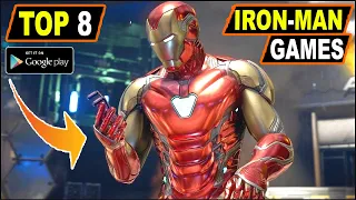 Top 8 Best IRON MAN Games For Android 2022 [OFFLINE/ONLINE] | HIGH GRAPHICS IRON MAN GAMES 2022
