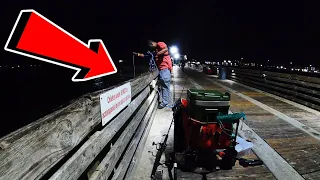 FISHING and CRABBING at the GALVESTON FISHING PIER