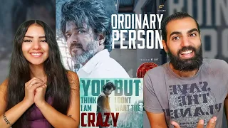 🇮🇳 REACTING TO LEO  - Ordinary Person Lyric | Thalapathy Vijay, Anirudh , NikhitaGandhi