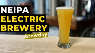 How to Brew a Delicious Hazy IPA on a DIY Electric HERMS Home Brewery #homebrewing #allgrain