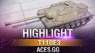 Крепкий кепарь! Т110Е3 в World of Tanks на карте Химмельсдорф