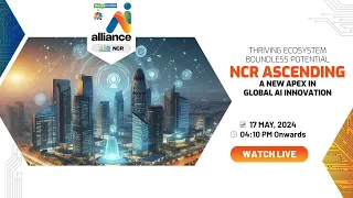 Streaming Live: AI Alliance NCR | AI: Shaping the Future of NCR | 17th May 2024 | N18L | CNBC TV18