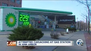 Attempted carjacking at gas station in Ann Arbor