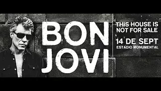 BON JOVI "Keep the faith" 14 de Septiembre de 2017 Santiago de Chile