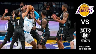 Lakers vs Nets Full Game Highlights  2020-21 NBA Regular Season