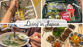 my cozy days in early autumn🍂| shopping for shoes, korean groceries haul, go kamakura 🍁