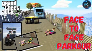 GTA V | Hilarious Face To Face Parkour - Game Cheating Karta Hai