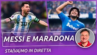 Messi e Maradona - STA(VA)MO IN DIRETTA | Fabio Caressa