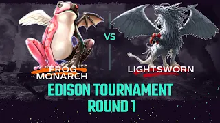 Yu-Gi-Oh! (Edison Format Tournament) Frog Monarch Vs. Lightsworn (Round 1) 07-15-23