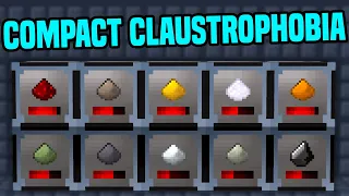 Minecraft Compact Claustrophobia | COMPACT RESOURCE GENERATION! #6 [Modded Questing Skyblock]