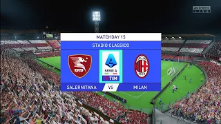 FIFA 23: Salernitana vs AC Milan - Serie A - Full Match