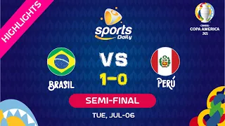 Brazil vs Peru 1−0 | Semi-final  ● Extended Highlights ●Copa America 2021 HD● 🇧🇷 v 🇵🇪 ●  🔊 English