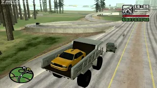 Using a Dumper to transport a car from Las Venturas to Los Santos - GTA San Andreas