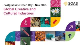Global Creative and Cultural Industries: Postgraduate Open Day - 24 November 2021