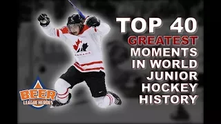 The Top 40 Greatest Moments in World Junior Hockey Championship History - Beer League Heroes