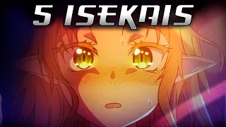 5  ANIMES ISEKAI poco conocidos MUY recomendables !