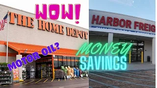 HOME DEPOT HARBOR FREIGHT TRIP. THIS WILL SHOCK YOU.