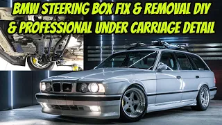 BMW Steering Box Fix and Removal DIY & Professional Undercarriage Detailing