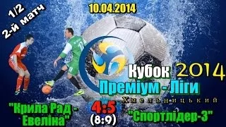 «Крила Рад-Евеліна» - «Спортлідер-3» - 4:5 (8:9) 1/2, 2-й матч Кубок ПЛХ