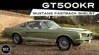 FORD MUSTANG FASTBACK SHELBY GT 500 GT500 KR 1968 - Modest test drive - V8 Engine sound | SCC TV