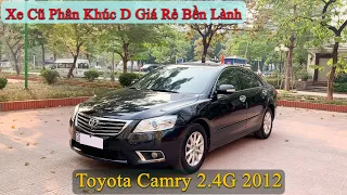 Toyota Camry 2.4G 2012 xe ô tô cũ giá rẻ bền lành phom đẹp