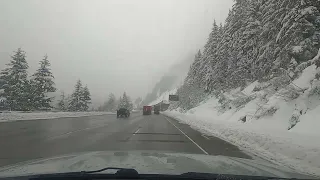 4 11 22 I 90 EAST BOUND TO SNOQUALMIE PASS