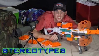 NERF STEREOTYPES | THE CAMPER