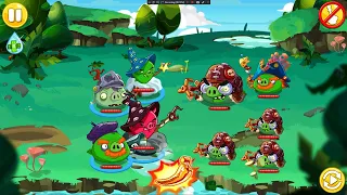 Angry Birds Epic - Dark Black Storm Drainer with Demonic Wizpig N Director Time is snoutlings