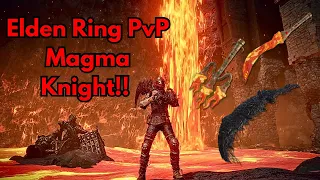 Elden Ring PvP Invasions : Magma Knight!! (Strength & Faith Build)