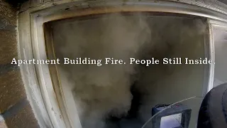 Apartment Building Fire - People Still Inside - PIO Vlog