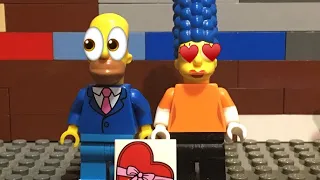 “Marge And Homers Date Night” Lego Simpsons Animation