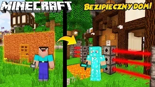 MEGA BEZPIECZNY DOM W MINECRAFT! || ZABEZPIECZ SWÓJ DOM Z GPLAYEM!