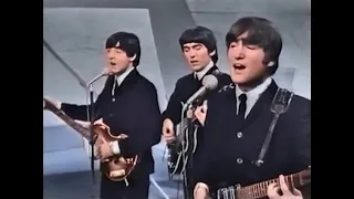 The Beatles - She Loves You (The Ed Sullivan Show) (Color Test)