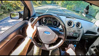 2007 Ford Fiesta [1.4 TDCI 68HP] | POV Test Drive #906 Joe Black
