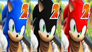 Sonic Dash 2 Sonic Boom - SONIC VS SHADOW VS KNUCKLES